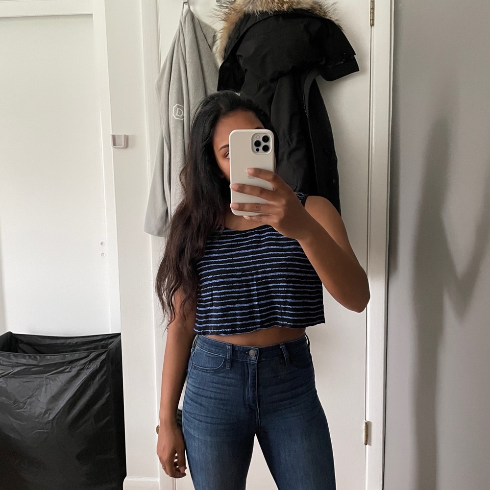 Striped Crop Top